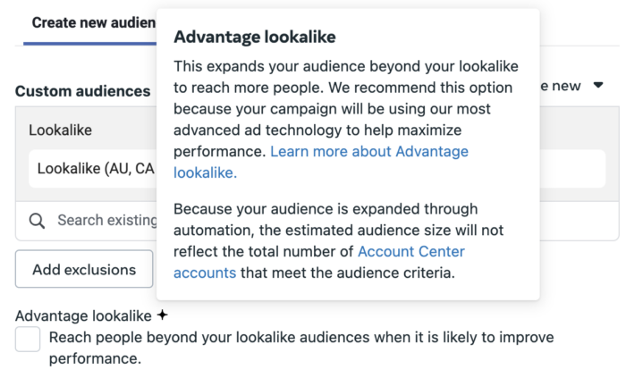 Advantage Lookalike